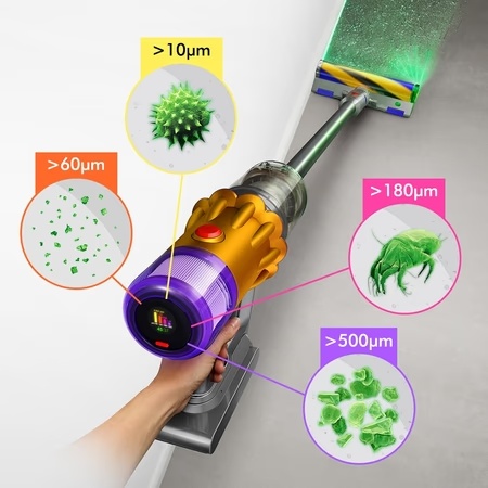 Dyson V12 Detect Slim Total Clean Handheld CordFree Vaccum Cleaner with Root Cyclone Technology