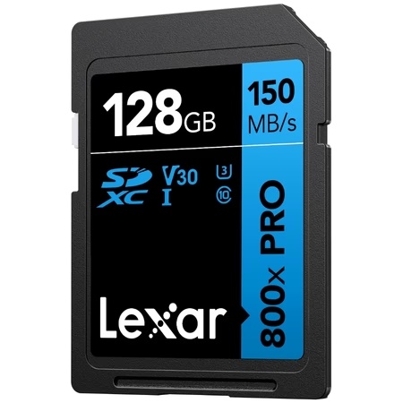 Lexar 128 GB SDHC/SDXC UHS-I 800x Pro Blue Memory Card 2 Lexar 128 GB SDHC/SDXC UHS-I 800x Pro Blue Memory Card