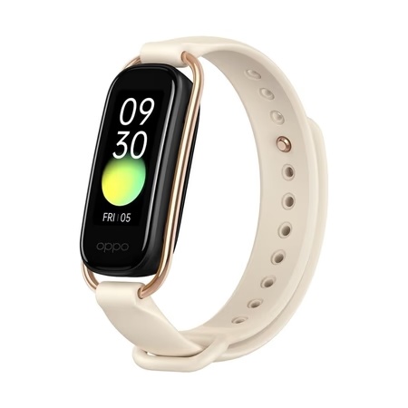 OPPO Band Style Fitness Band with 12 Workout Modes, Water Resistance, Heart Rate Monitoring (Vanilla)