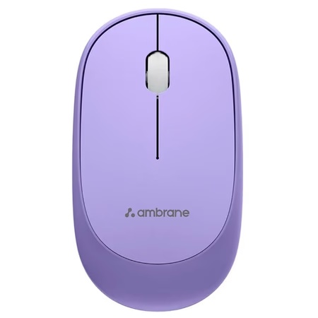Ambrane Sliq Wireless Mouse, Purple