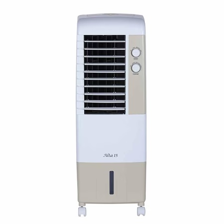 Kenstar Alta 15 Tower Air Cooler with Honeycomb Cooling Pad, Inverter Compatible, 15 Litres, Yellow