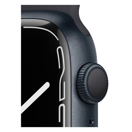 Apple Watch Series 7 GPS - 45 mm Midnight Aluminum Case with Midnight Sport Band