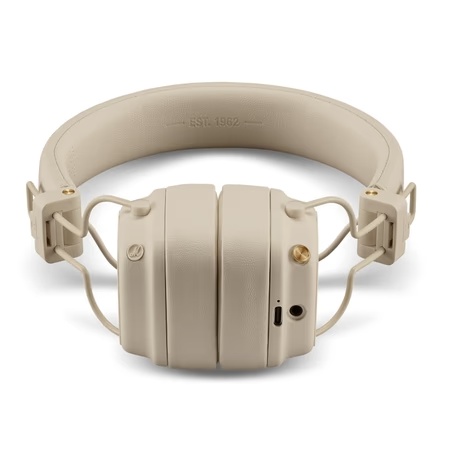 Marshall Major V Bluetooth Headphone, Cream 3 Marshall Major V Bluetooth Headphone, Cream