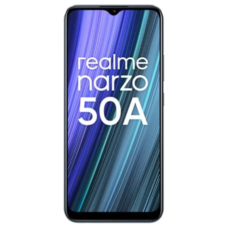 (Refurbished) Realme Narzo 50A 4 GB RAM, 64 GB, Oxygen Green, Mobile Phone, Gently Use(GU)