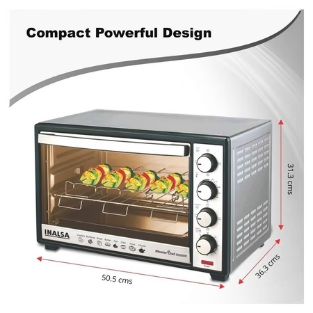 Inalsa 30 litres Oven Toaster Grill (OTG), Masterchef 30 SSRC