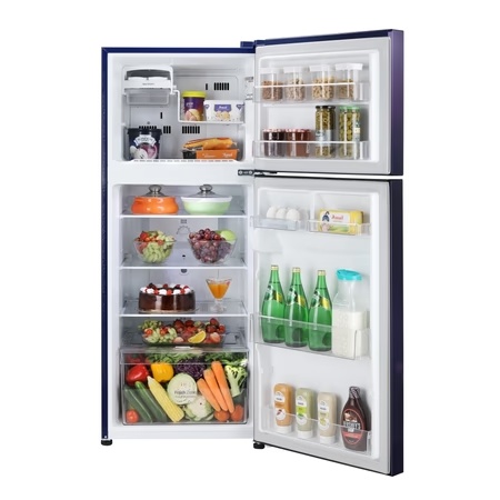 LG 242 L 2 Star Frost-Free Double Door Refrigerator Blue Euphoria, GL-N292BBEY 2 LG 242 L 2 Star Frost-Free Double Door Refrigerator Blue Euphoria, GL-N292BBEY