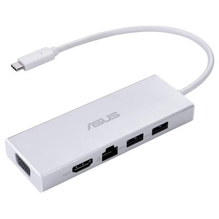 Asus OS200 5-in-1 USB-C Dongle, White