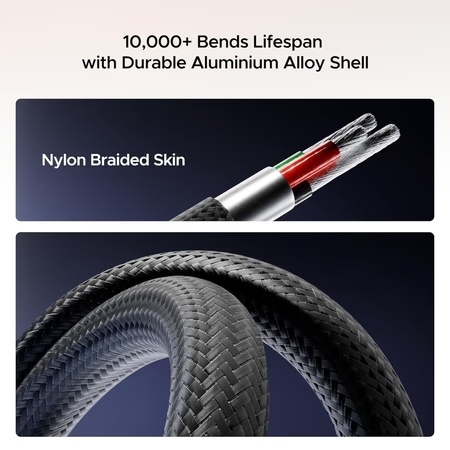 boAt FlexiCharge 400 4-in-1 Charging Cable, Carbon Black 5 boAt FlexiCharge 400 4-in-1 Charging Cable, Carbon Black