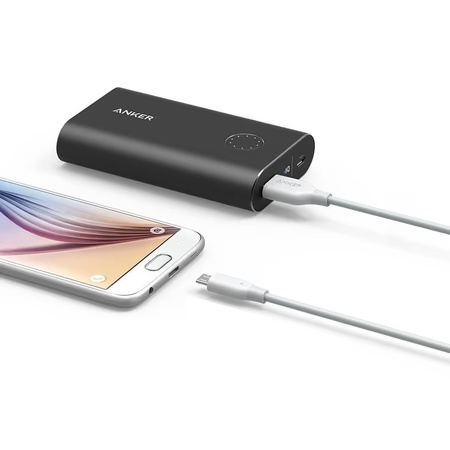 Anker A8132H21 USB to Micro USB PowerLine Durable Fast Charging Cable, White