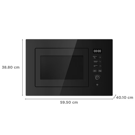 Elica 22 Litres Built-in Oven, Balck EPBI GL 220