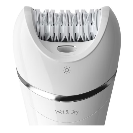Philips 8000 Series BRE710/00 Epilator With Anti-Slip Grip, White