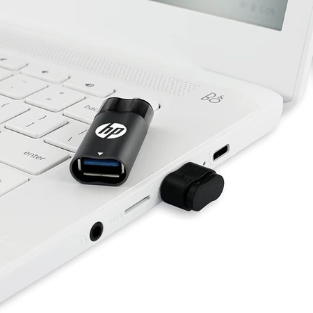 HP x5600b 32 GB USB 3.2 Flash Drives with Type-B Adaptor, 150 MB/s Read