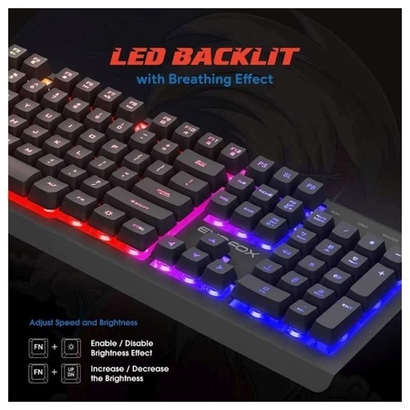 Amkette EvoFox Warhammer Wired Gaming Keyboard