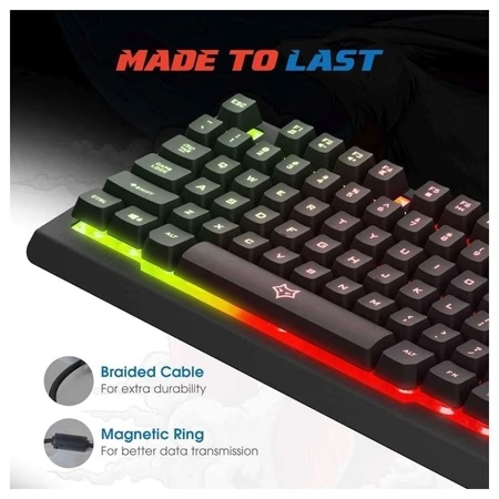 Amkette EvoFox Warhammer Wired Gaming Keyboard 5 Amkette EvoFox Warhammer Wired Gaming Keyboard