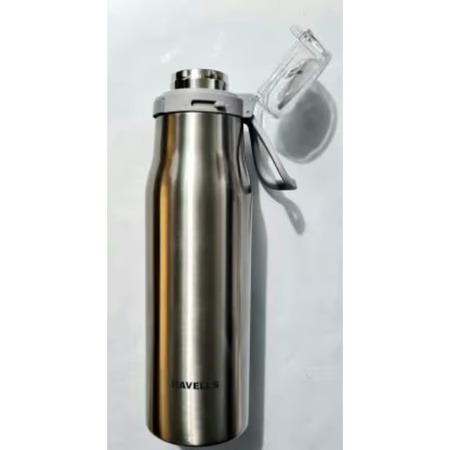 Havells AQUA S 590 ml Steel Hot and Cold Bottle with BPA Free & Leak Proof