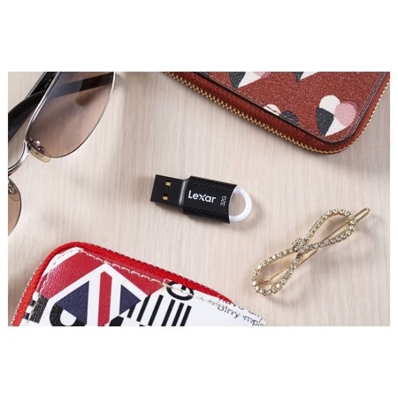 Lexar 32 GB JumpDrive V40 USB 2.0 Flash Drive, Black 5 Lexar 32 GB JumpDrive V40 USB 2.0 Flash Drive, Black