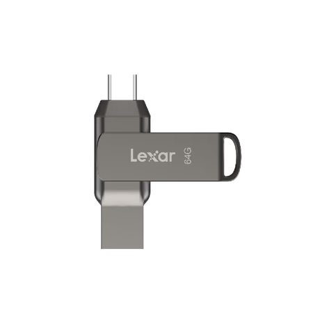 Lexar 64 GB JumpDrive Dual Drive D400 USB 3.1 Type-C Pen Drive 3 Lexar 64 GB JumpDrive Dual Drive D400 USB 3.1 Type-C Pen Drive
