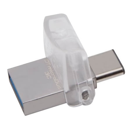 Kingston 128 GB DataTraveler MicroDuo 3C USB & Type-C OTG Flash Drive, DTDUO3C