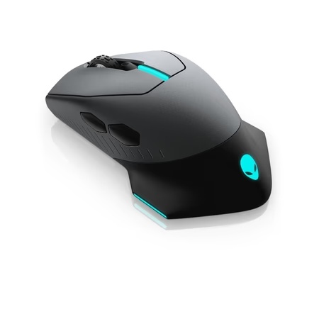 Dell Alienware AW610M Wired and Wireless Gaming Mouse with Rechargeable Li-ion Battery & 7 Programmable Buttons (Dark side of the Moon)