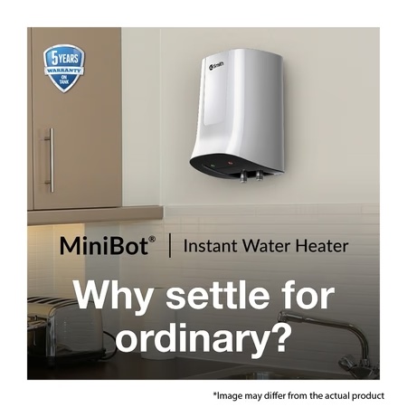 A. O. Smith 3 litres Instant Water Heater with Blue Diamond Glass Lined Tank, MiniBot SZS-3 (3 KW) 7 A. O. Smith 3 litres Instant Water Heater with Blue Diamond Glass Lined Tank, MiniBot SZS-3 (3 KW)