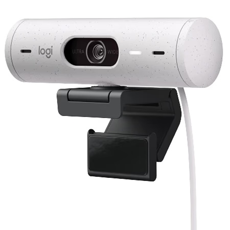 Logitech Brio 500 Full HD 1080p Webcam, White