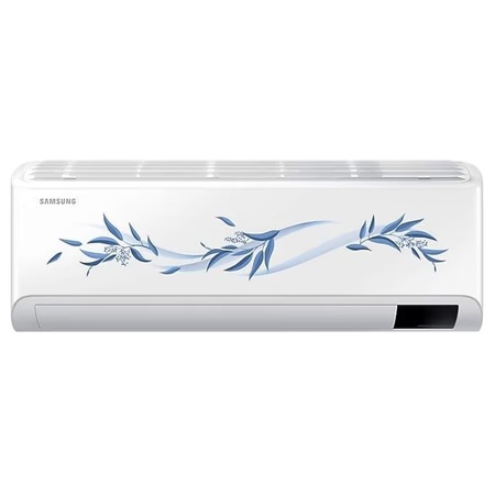 Samsung 1 Ton 5 Star AR12BY5YATA Inverter Split AC, HD Filter, 2 Way Swing, Floral Design, 5 in 1 Convertible (2022 Launch)