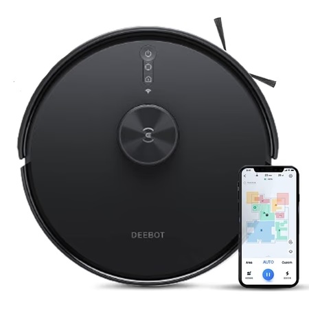 Ecovacs Y1 Pro Robotic Vacuum Cleaner, Black