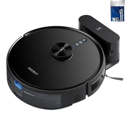 Ecovacs Y1 Pro Robotic Vacuum Cleaner, Black