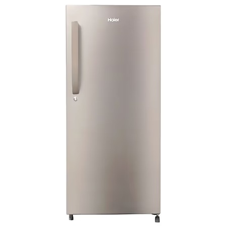 Haier 190 Litre 5 Star Direct Cool Single Door Refrigerator, (HED-205DS-P Brushline Silver, Stabilizer Free Operation)