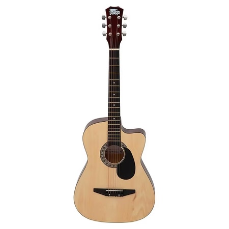 Intern INT-38C-NT-G Acoustic Guitar for Right Hand Orientation, Natural