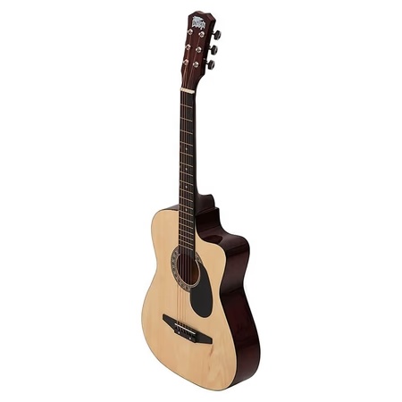 Intern INT-38C-NT-G Acoustic Guitar for Right Hand Orientation, Natural