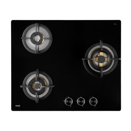 Kaff BLH603 3 Burner Kitchen Hob Black