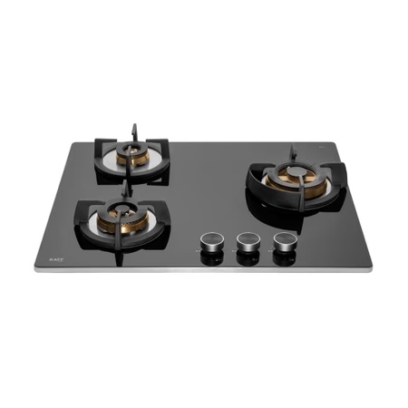 Kaff BLH603 3 Burner Kitchen Hob Black 2 Kaff BLH603 3 Burner Kitchen Hob Black