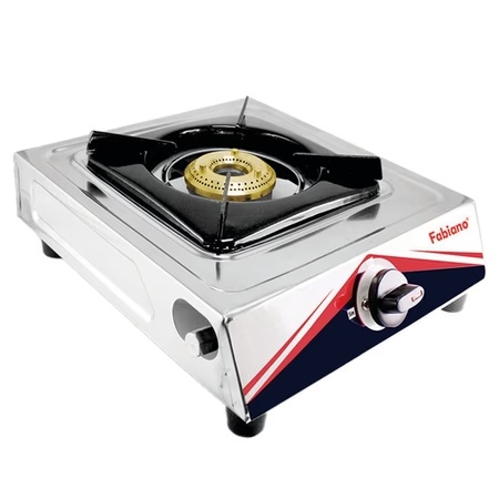 Fabiano R100 1 Burner Stainless Steel Cooktop, Manual Ignition
