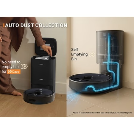 Eureka Forbes Smartclean with Autobin S2 Robo Vacuum Cleaner