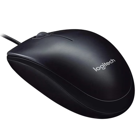 Logitech M90 USB 2.0 Ambidextrous Optical Wired Mouse with 1000 DPI Optical Tracking