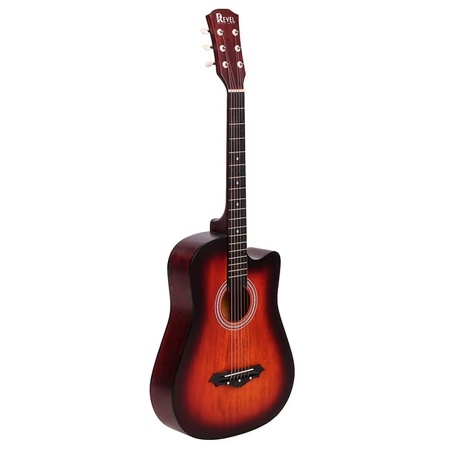 Revel RVL-38C-LGP-3TS Acoustic Guitar for Right Hand Orientation, Sunburst