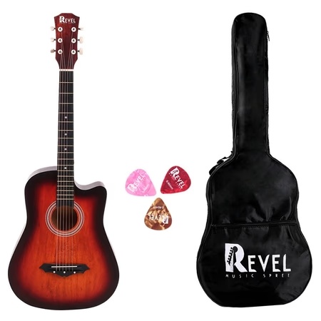Revel RVL-38C-LGP-3TS Acoustic Guitar for Right Hand Orientation, Sunburst 9 Revel RVL-38C-LGP-3TS Acoustic Guitar for Right Hand Orientation, Sunburst