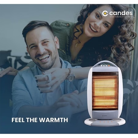 Candes Infra3 Noiseless 1200 Watts Halogen Room Heater