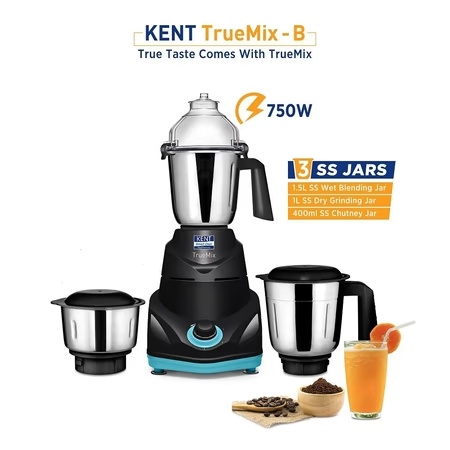 Kent TrueMix-B 750 Watts Mixer with High-Quality Stainless-Steel Blades 3 Kent TrueMix-B 750 Watts Mixer with High-Quality Stainless-Steel Blades