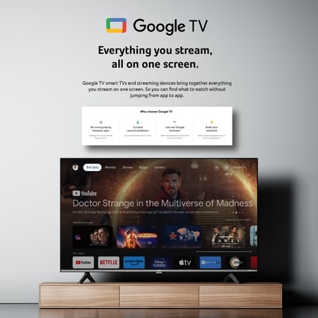 Acer 80.01 cm (32 inches) HD Smart LED Google TV with Andriod 14, Black, L Series, AR32HDLGU2841AT