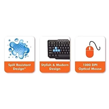 Amkette Xcite Pro Wired Keyboard and Mouse Combo 7 Amkette Xcite Pro Wired Keyboard and Mouse Combo