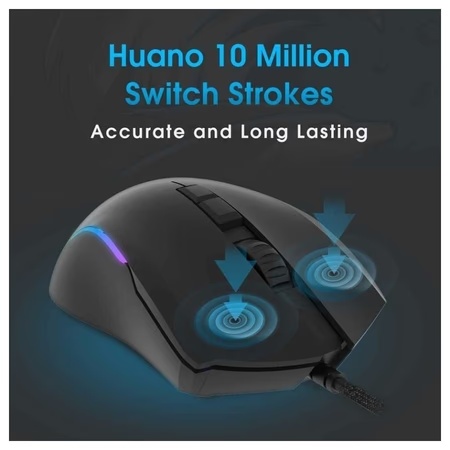 Amkette EvoFox Phantom Pro Wired Gaming Mouse