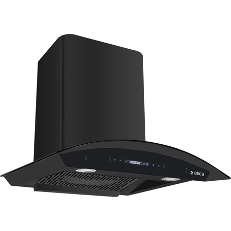 Elica BLDC FLCG 750 Nero Kitchen Hood, Black