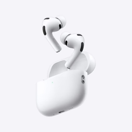 Apple Airpods Pro (3rd Gen) with MagSafe Charging Case, Active Noise Cancellation, USB Type-C Charging, White