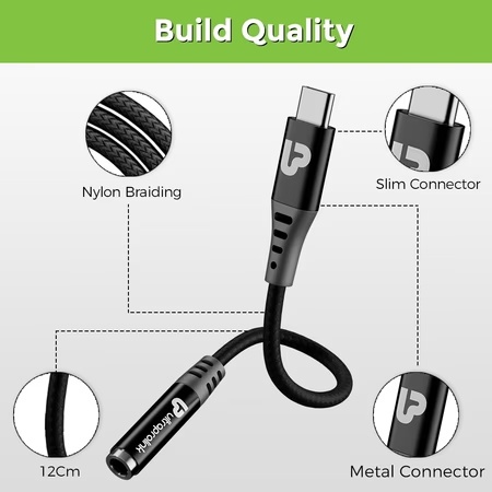 UltraProlink UL1081 Audio Link Type C to 3.5mm Headphone Jack Audio Convertor Adapter 4 UltraProlink UL1081 Audio Link Type C to 3.5mm Headphone Jack Audio Convertor Adapter