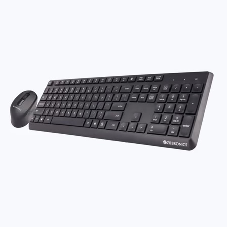 Zebronics Companion 200 Wireless Keyboard And Mouse Combo, Black 2 Zebronics Companion 200 Wireless Keyboard And Mouse Combo, Black