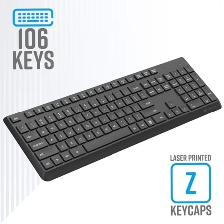 Zebronics Companion 200 Wireless Keyboard And Mouse Combo, Black 4 Zebronics Companion 200 Wireless Keyboard And Mouse Combo, Black