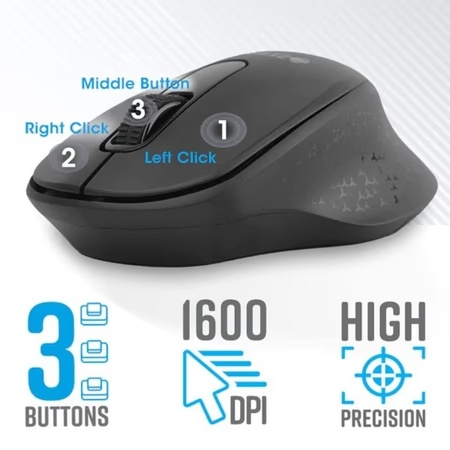 Zebronics Companion 200 Wireless Keyboard And Mouse Combo, Black 6 Zebronics Companion 200 Wireless Keyboard And Mouse Combo, Black