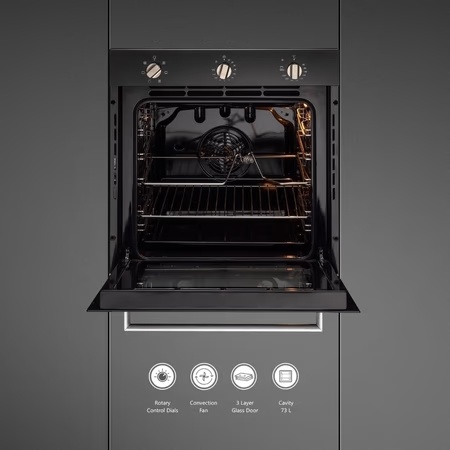 Kaff KOV73MRFT Built-In Overn 73 L Black